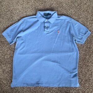 Light Blue Polo Ralph Lauren Classic Fit Polo Shirt